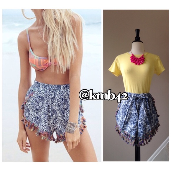 Pants - Boho Babe Fringe Shorts