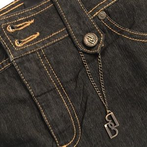 Bisou Bisou Blue Denim Skirt