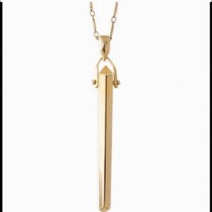 Stella and dot gold rebel pendant