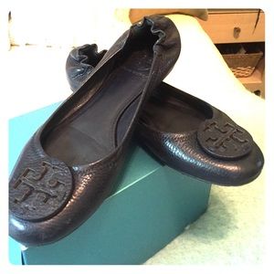 Tory Burch Navy Flats