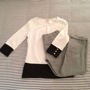 Banana Republic colorblock top