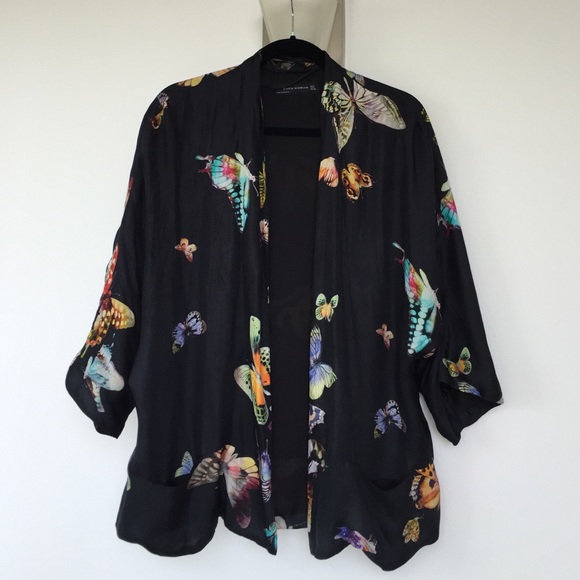 Zara Jackets & Blazers - Zara butterfly kimono jacket