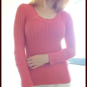 🌺 Guess Crochet Poppy Knit Sweater 🌺