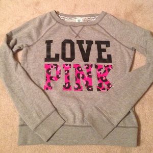Victoria secret PINK crew neck sweatshirt
