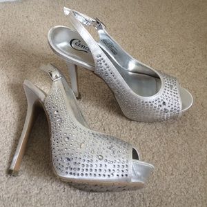 Candie's rhinestone heels