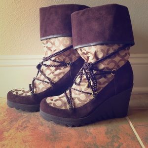 COACH Wedged Boots