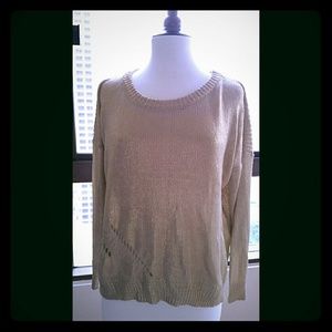Metallic Gold beautiful sweater