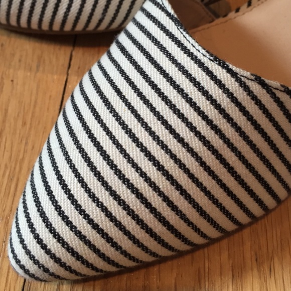 { striped flats } - Picture 4 of 4