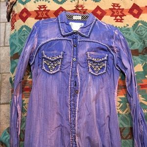 Roar long sleeve button down