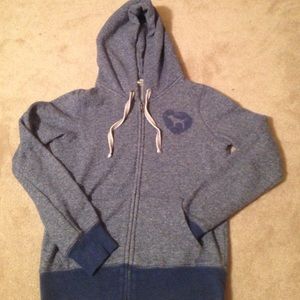 Blue heather Victoria Secret PINK Zipup sweatshirt