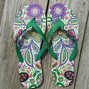 Vera Bradley flip flops