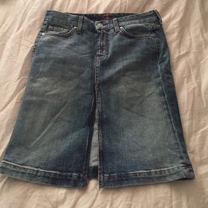 Seven for all Mankind denim skirt