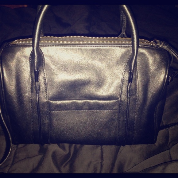 Black Leather Purse