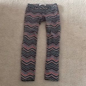 Multicolored regular skinny jeans, juniors size 5