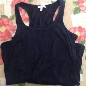 Navy blue tank top