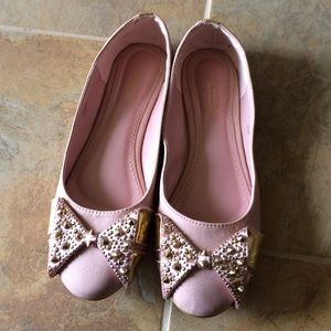 Bow ballet flats