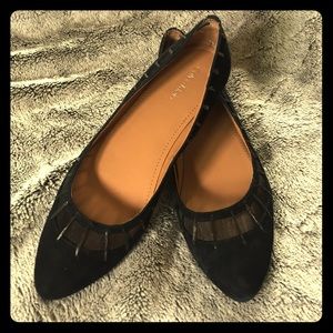 Calvin Klein Soft-pointed Black Flats Size 7