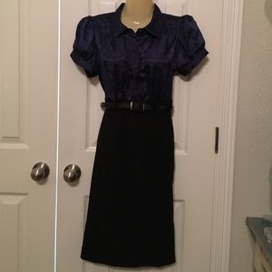 Maurices Deep Blue and Black dress