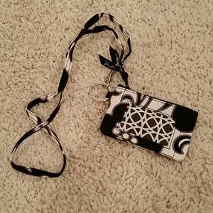Vera Bradley ID Pouch and Lanyard