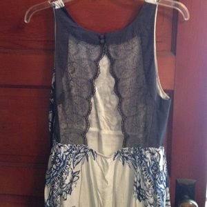 Hi lo open back lace dress