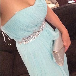 Turquoise beautiful dress