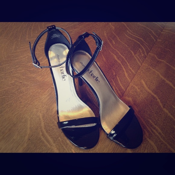 Brand new Charming Charlie one strap heels, Sz 8.5