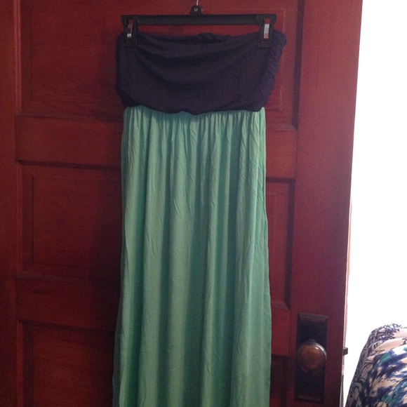 NWOT color block maxi dress