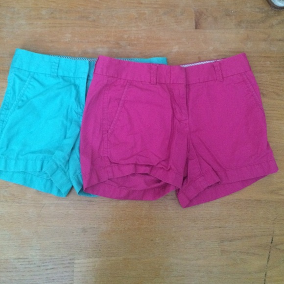 J crew shorts pair