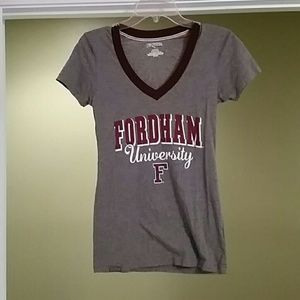 Fordham University v-neck tee