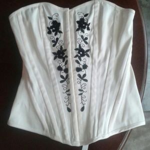 Ivory corset top