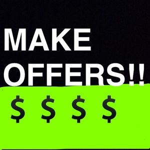 OFFERS ALWAYS ENCOURAGED!!