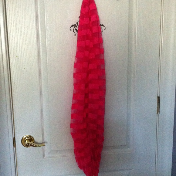 Pink Infinity Scarf