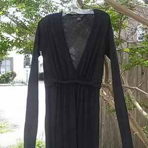 Long grey maxi dress