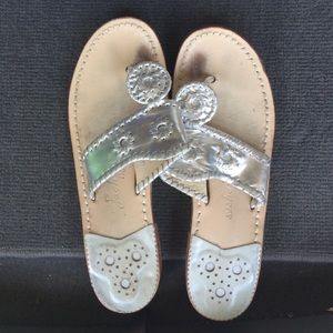 Silver Jack Rogers (Hamptons Sandal)