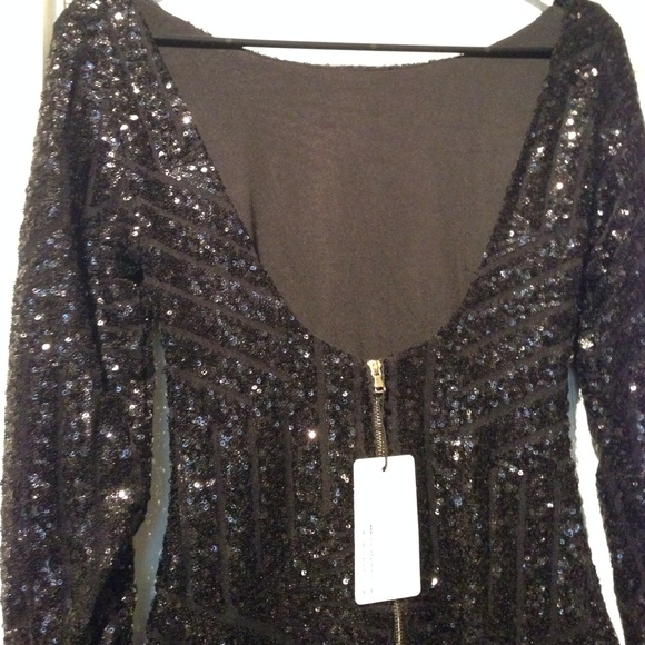 Sequin black dress - Picture 3 of 3