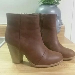 Brown booties
