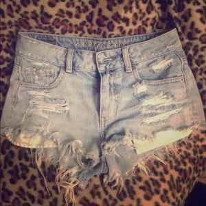 American eagle high rise shorts