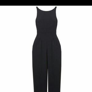 Sexy Black Open Back Jumpsuit