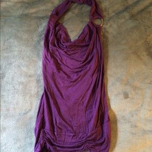 Purple Halter Top