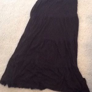 Long black skirt . Size medium