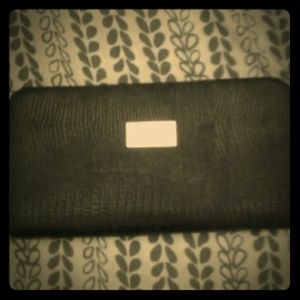 Black leather wallet