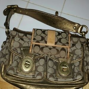 Coach bag and wallet