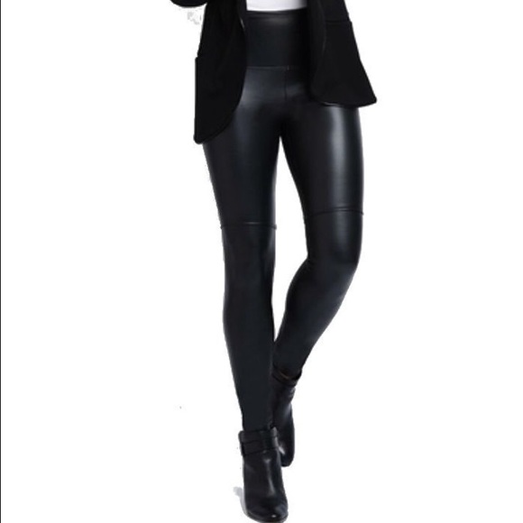 LYSSE Hi-Waist Vegan Leather Leggings $108