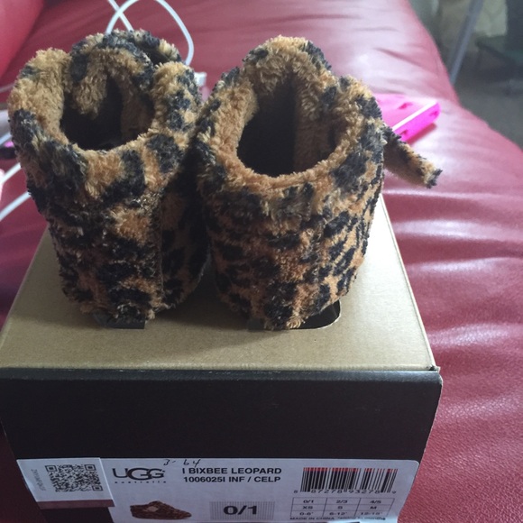 Bixbee leopard print infant uggs - Picture 3 of 3