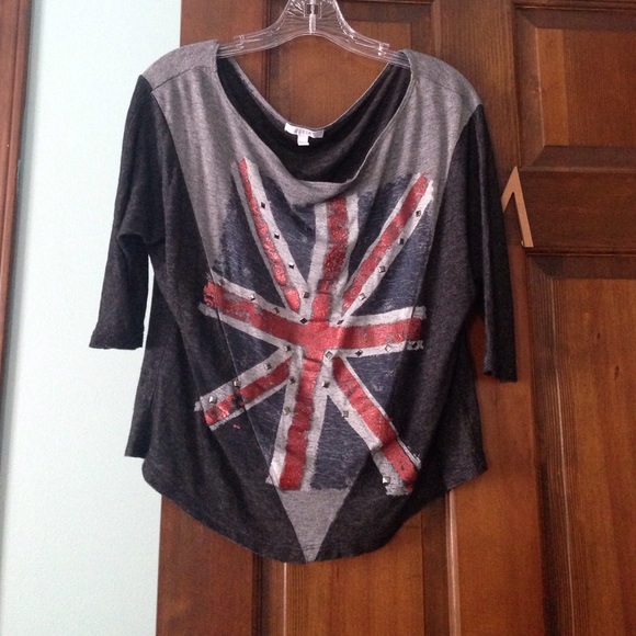 Slouchy Union Jack top