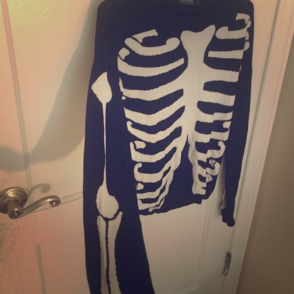 Black Skeleton sweater