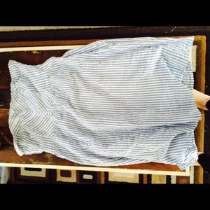 Blue/white, summer maxi - mini length dress NWOT