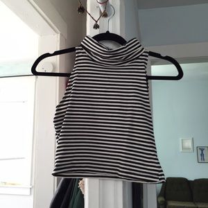 American Apparel Crop Turtleneck