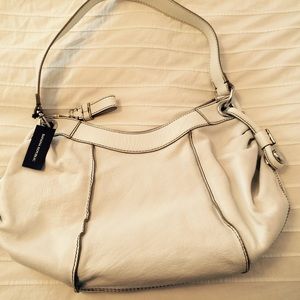 White leather Banana Republic purse-with tags