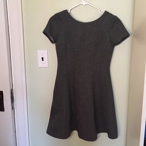 Banana republic grey dress 00P fit and flare